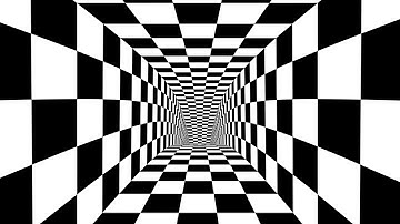 Checkerboard Tunnel | Hypnotic Background Loop/Screensaver [1 Hour, 4K]