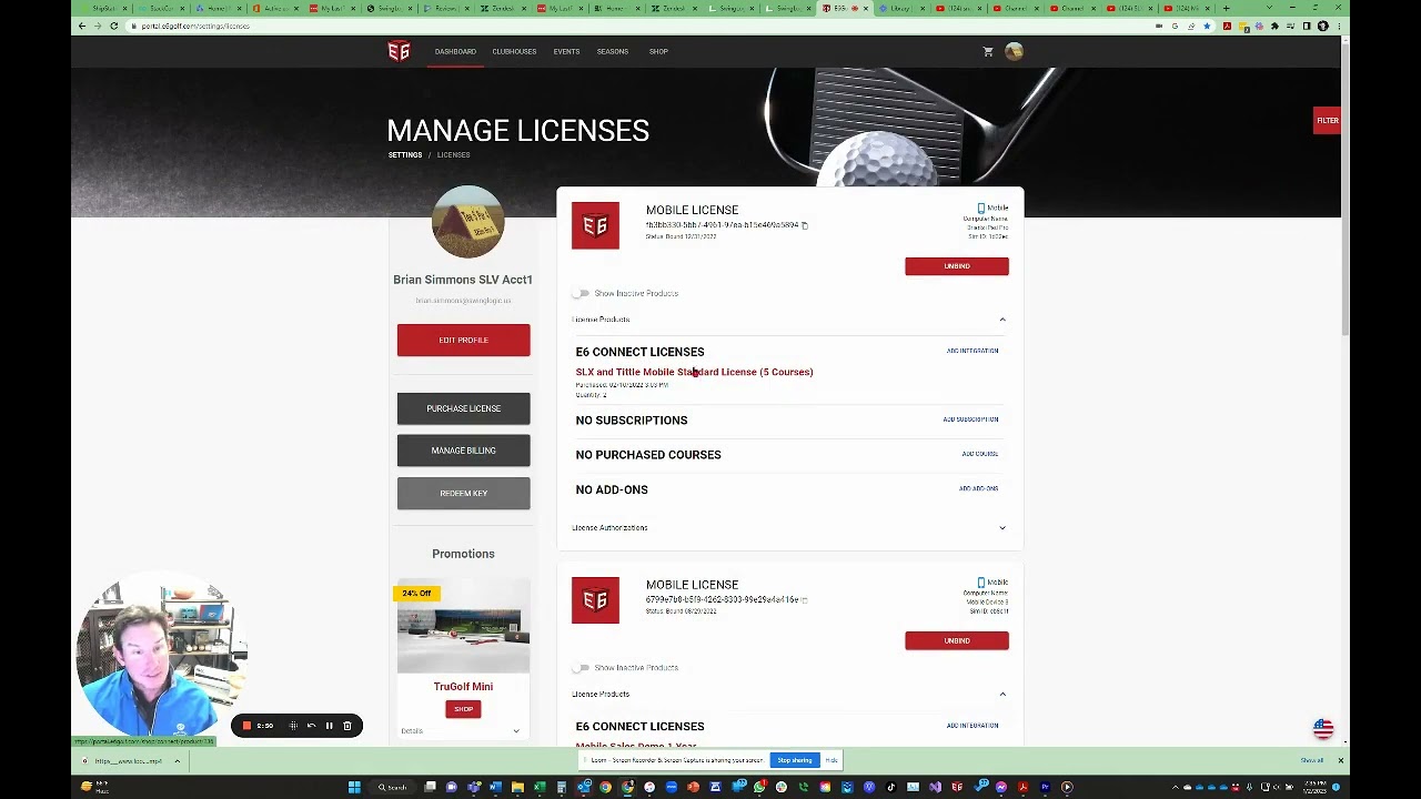 Setting up your E6 Account and REDEEMING your License Key
