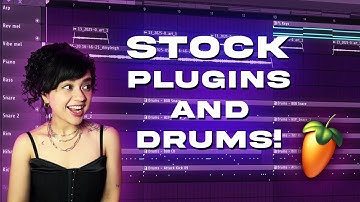 I Used Only STOCK PLUGINS & DRUMS to Make a DARK TRAP BEAT!