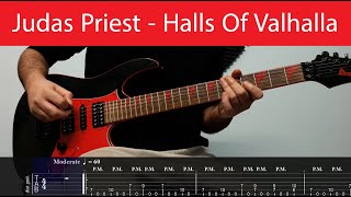 Practice Down Picking And Alternate Picking With This Judas Priest Guitar Riff(Halls Of Valhalla)