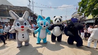 Gorilla,Rabbit,Panda and Fox in Program | Gorilla Dance 😍🥰 screenshot 1
