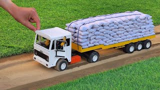 DIY Mini Truck Builds Strong Cement Bridge | Creative Engineering Construction Project