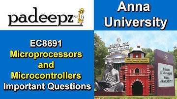 EC8691 Microprocessors and Microcontrollers Important Questions | Anna University | Padeepz