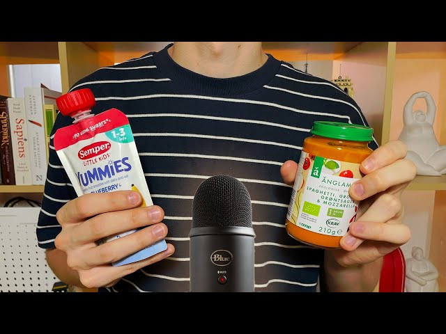 ASMR Feeding You Like a Baby: Puree and Smoothie 🍼
