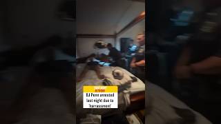 BJ Penn arrested last night, and released on bail.