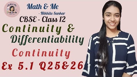 Class12 Ex 5.1 Q25&26 Continuity & Differentiability #mathematics #continuity #differentiation #cbse