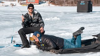 First Time Ice Fishing 🎣