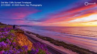 Time lapse of last night's epic sunset in del mar, california