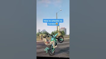 gta v how to do a wheelie with one hand