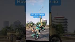 gta v how to do a wheelie with one hand screenshot 3