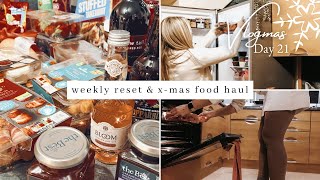 Weekly life reset | festive food haul, cook with me & getting organised for christmas