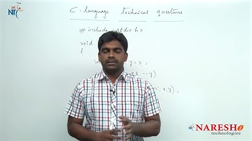 Logical Operators | C Technical Interview Questions and Answers | Mr. Srinivas