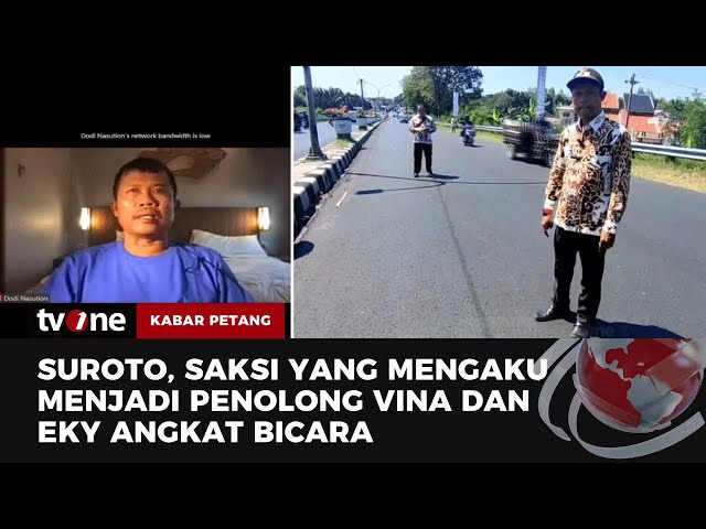 Cerita Suroto Saksi Mata yang Menolong u0026 Mengevakuasi Vina u0026 Eky | Kabar Petang tvOne class=