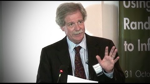 Seminar | Using Evidence From Randomized Evaluations to Inform Policy (Part 1)