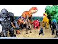 SURPRISE Dinosaur Sandbox! Jurassic World Dominion & King Kong Skull Island Toys