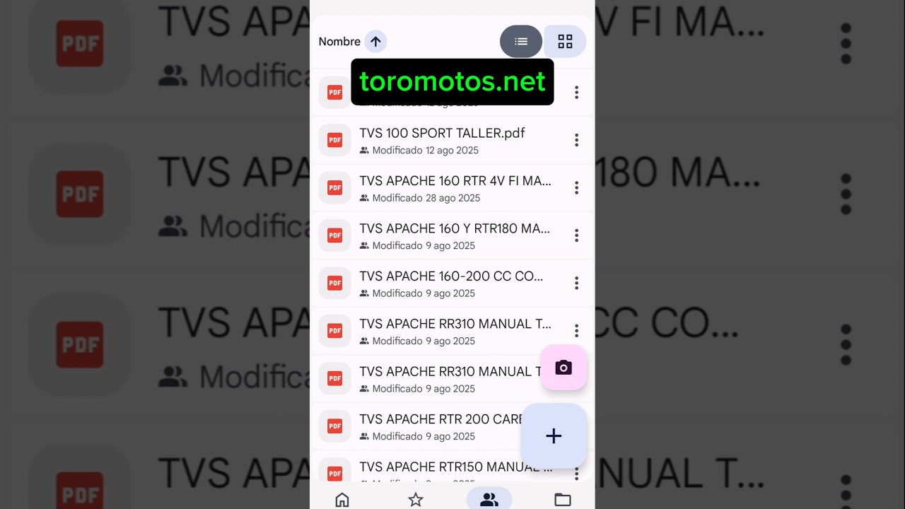 Como descargar manuales de motos TVS