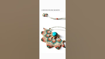 #Mandala #Macrame #Necklace #Tutorial ☀️ #micromacrame