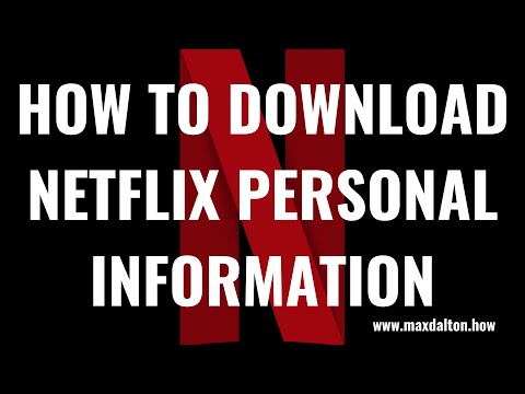 How to Download Netflix Personal Information