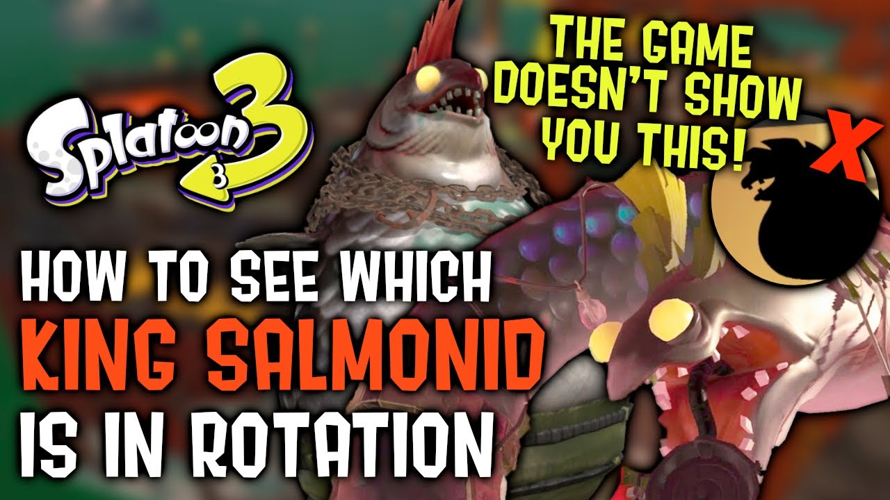 How to See Which King Salmonid is in Rotation Splatoon 3 Guide YouTube