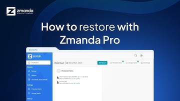 How to Restore with Zmanda Pro