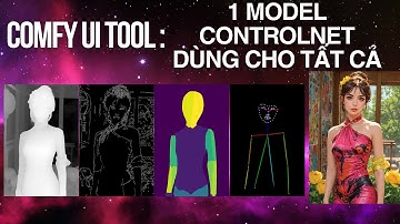 ComfyUI TOOL - CHỈ 1 Model Controlnet dùng cho tất cả những kiểu Controlnet ( CHẤT LƯỢNG CAO)