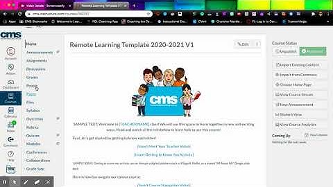 Publishing Your Courses in Canvas