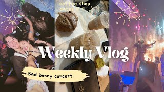 *NYC weekly vlog* coffee shop, bad bunny concert + more ୧ ‧₊˚ ☕️