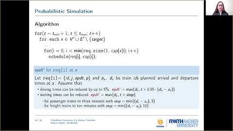 ATMOS.2.2 Probabilistic Simulation of a Railway Timetable