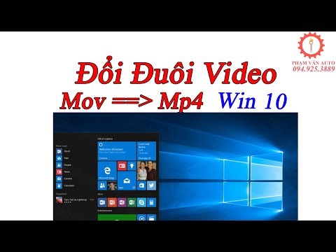 Video: Cách Thay đổi định Dạng Video Từ Mov