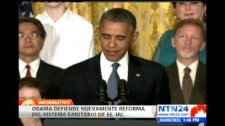 Obama defiende los beneficios de la reforma sanitaria aprobada Obama defiende los beneficios de la reforma sanitaria aprobada