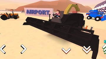 Blocky Farm & Racing - Nancy at the AIRPORT #FARMINGmode | Android & IOS