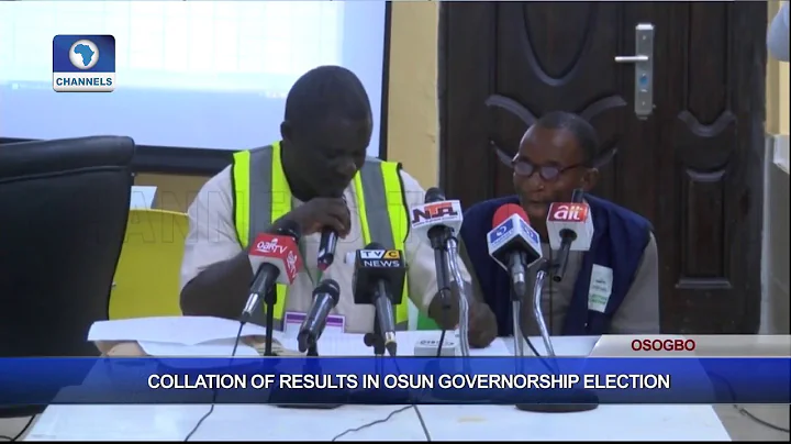Collation Of Results In Osun Governorship Election Pt.2 |Osun Decides|