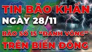🔴TRỰC TIẾP: Bão số 15 “lòng vòng” 7 ngày trên Biển Đông, uy hiếp Nam Trung Bộ