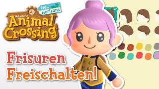 Alle Frisuren Freischalten Animal Crossing New Horizons Tutorial Youtube