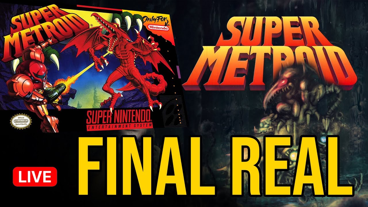 💀 BUSCA Power BOMB Super Metroid (SNES) LIVE FINAL 🌙 Clássico Retro ...