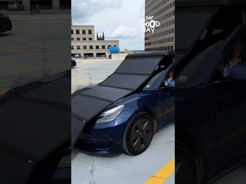 Portable Solar Panels For Electric Cars #shorts