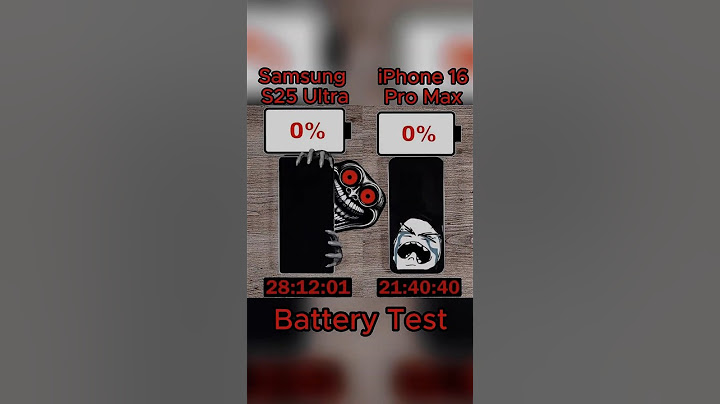 📱IPHONE 16 PRO MAX VS SAMSUNG S25 ULTRA BATTERY TEST?🔋