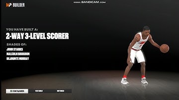 NBA 2K23 JOHN STARKS BUILD (2 WAY 3 LEVEL SCORER)