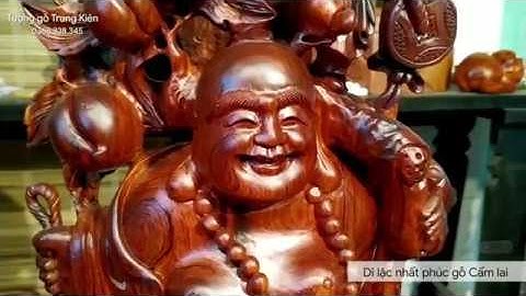Tượng gỗ |  Di lặc nhất phúc gỗ Cẩm lai- 0368338345 CALL/ZALO