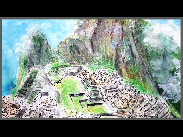 Machu Picchu Drawing Stock Photos and Images - 123RF