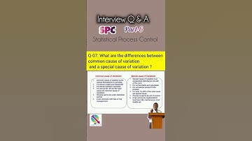 SPC Part-6 Interview Q&A (Statistical Process Control) #job #quality #education #interview#spc