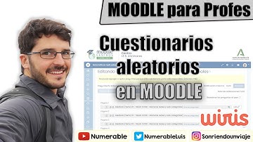 💻 Como crear CUESTIONARIOS PERSONALIZADOS en MOODLE Centros📝 Tutorial Preguntas aleatorias con WIRIS