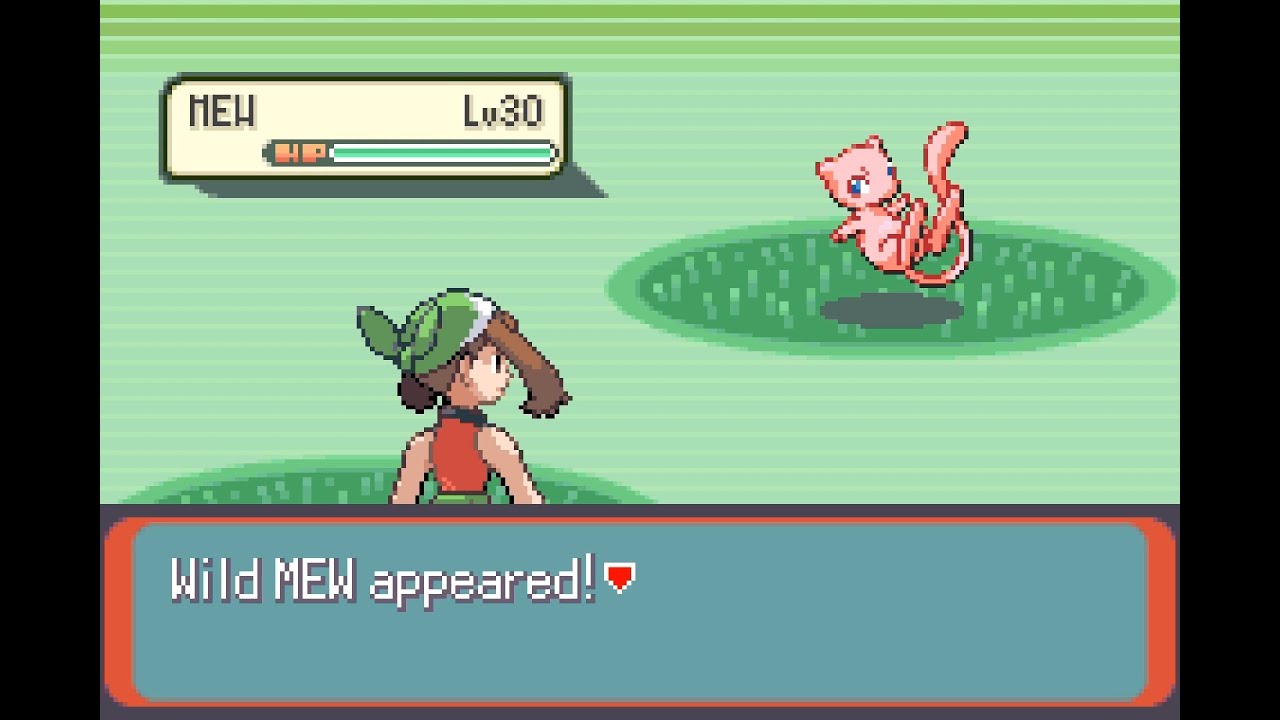 Pokemon Emerald Old Sea Map Faraway Island Mew Event Distribution Service