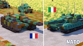 Minecraft Leclerc Ariete Tank Tutorial (France/Italy)
