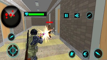 Real Shooting Gun Strike  Counter Attack:3D  Shooter - Android GamePlay - FpS Shooting Game. #2