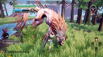 Dauntless - Hunting grounds (Emberthorn Cove) Slay a Lesser Embermane