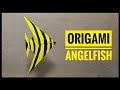 Origami Angelfish | Origami tutorial | Paper craft