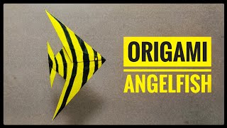 Origami Angelfish | Origami tutorial | Paper craft