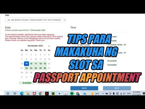 Tips Para sa Makakuha ng Slot sa Passport Appointment Online  sa DFA