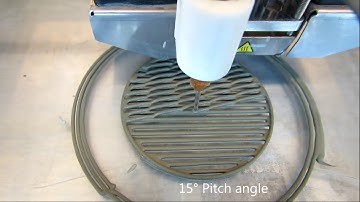 3D printed cement paste with Bouligand architecture (15° pitch angle)